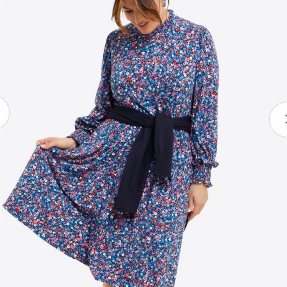 Draper James Kitty Dress is Spring Ditsy Floral - Picture 1 of 5